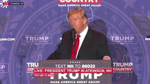 Trump in Atkinson, New Hampshire [Full Speech]