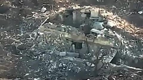 💥The work of a Ukrainian FPV drone with “uranium ammunition”.