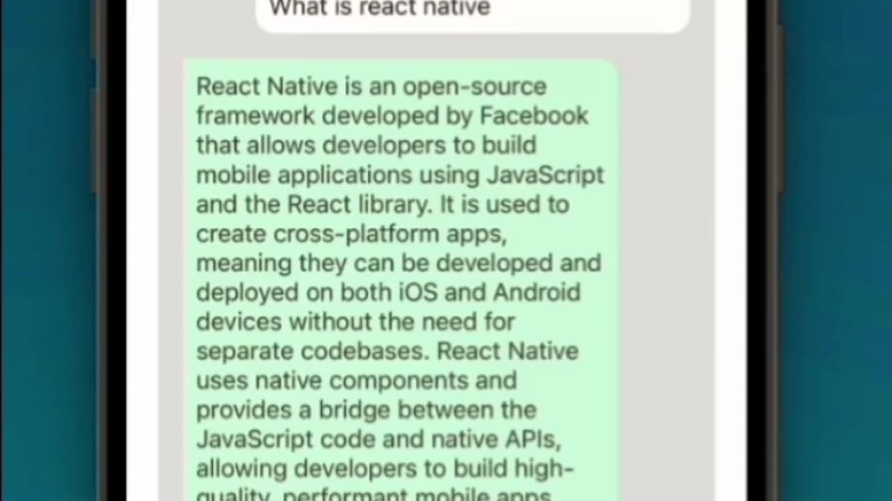 AI voice assistant react native 🔥 #shorts #reactnative #ai #chatgpt #dalle2