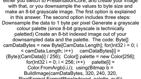 create bitmap with filestream