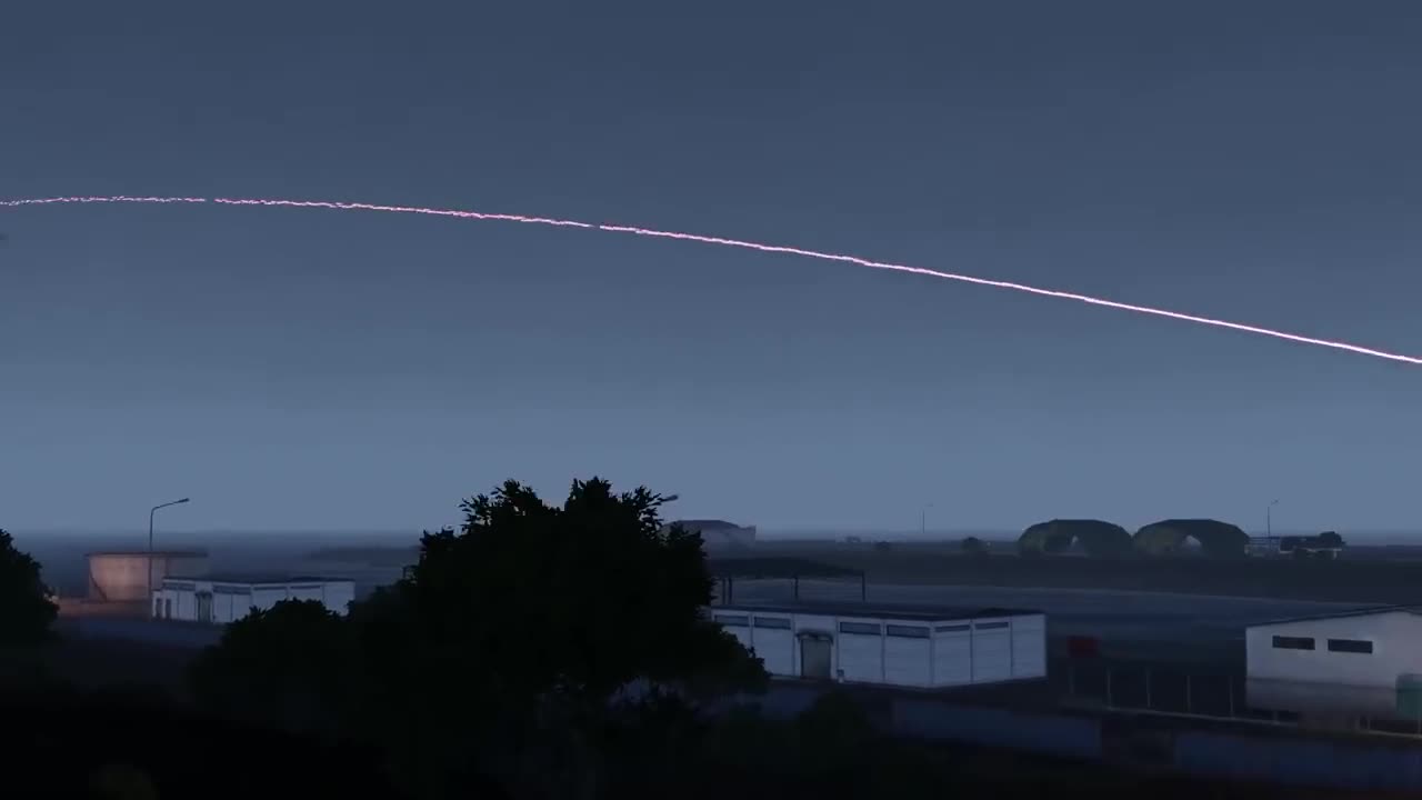 Air Defense System Shooting Down Incoming Jets - C-RAM CIWS in Action - F-35 A-10 - Simulation