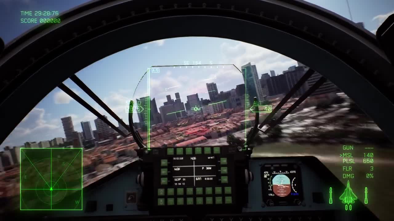 Ace Combat 7: Post-Stall Maneuver Challenge with the Su-57