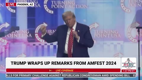 President Donald J. Trump Keynotes TPUSA’s AmFest 2024 Conference! - 12/22/2024