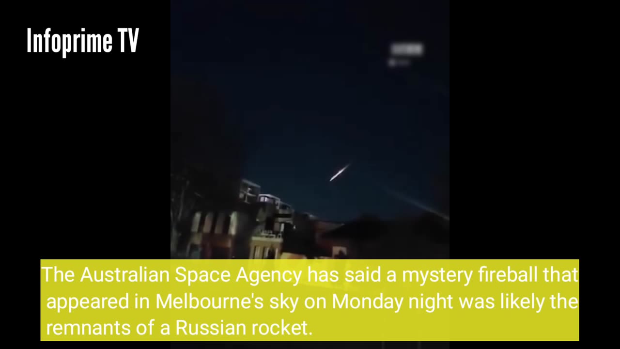 A mysterious fireball lit up the Melbourne sky