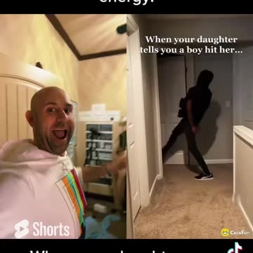#Feeling that dad energy when your daughter says a boy hit her! #pov #shorts