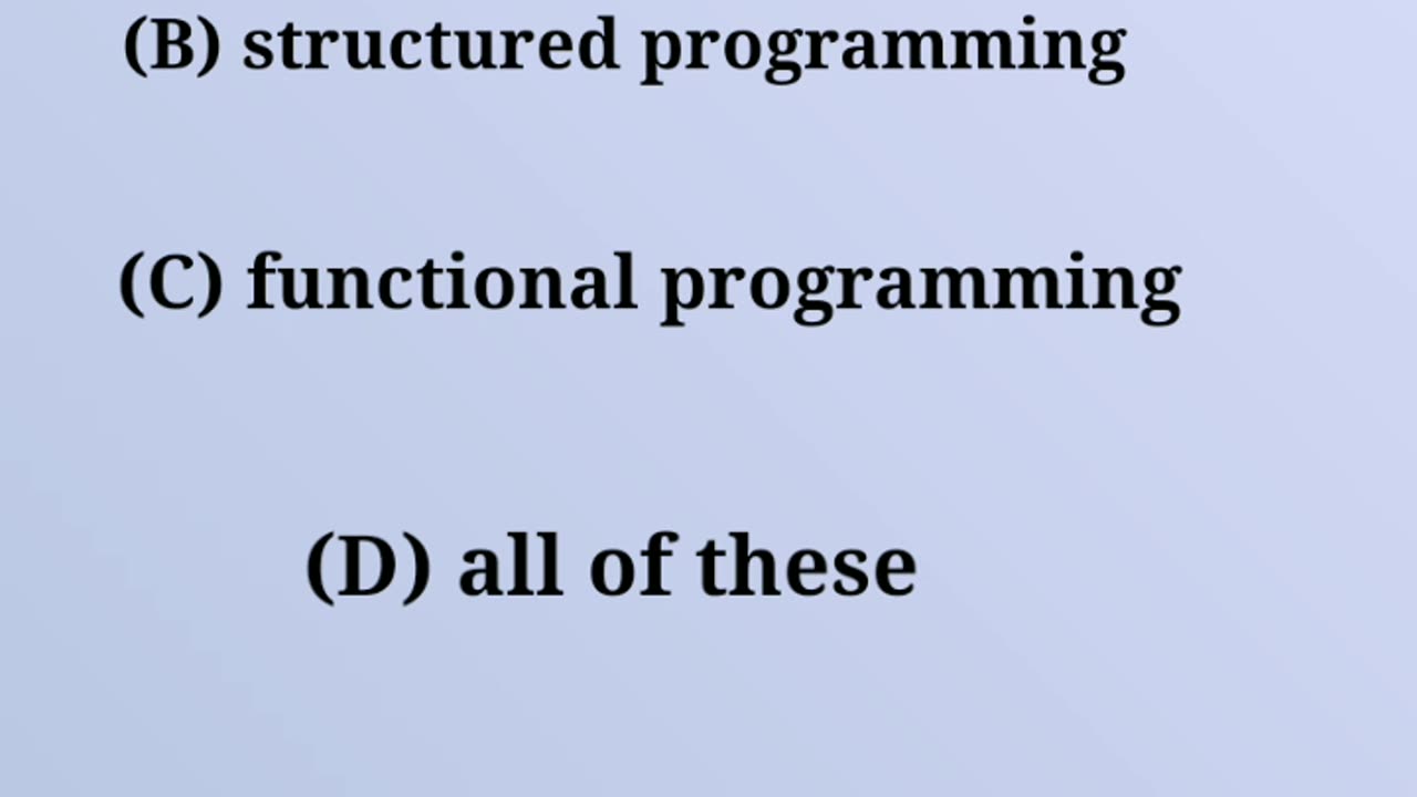 Which type of programming support does python