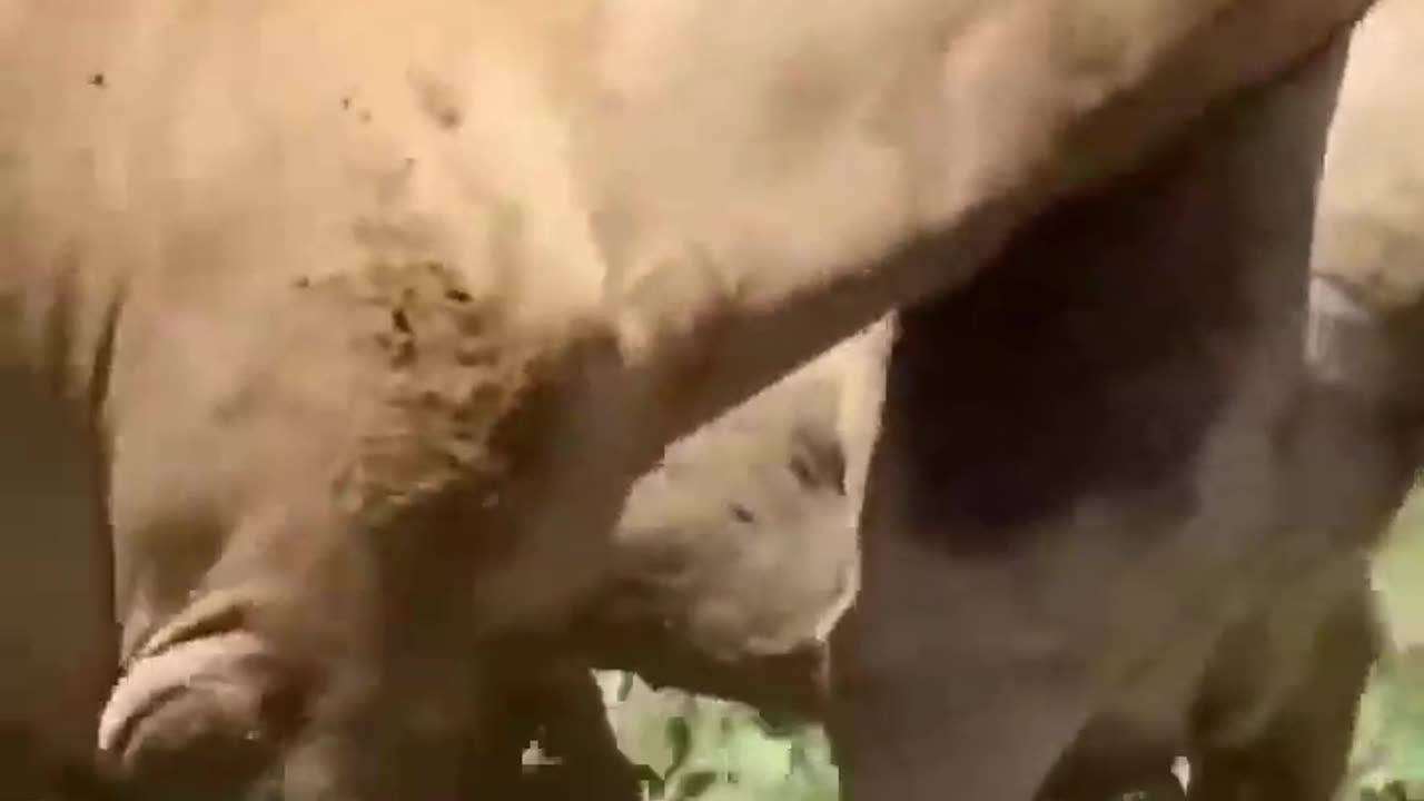 A fight between camels