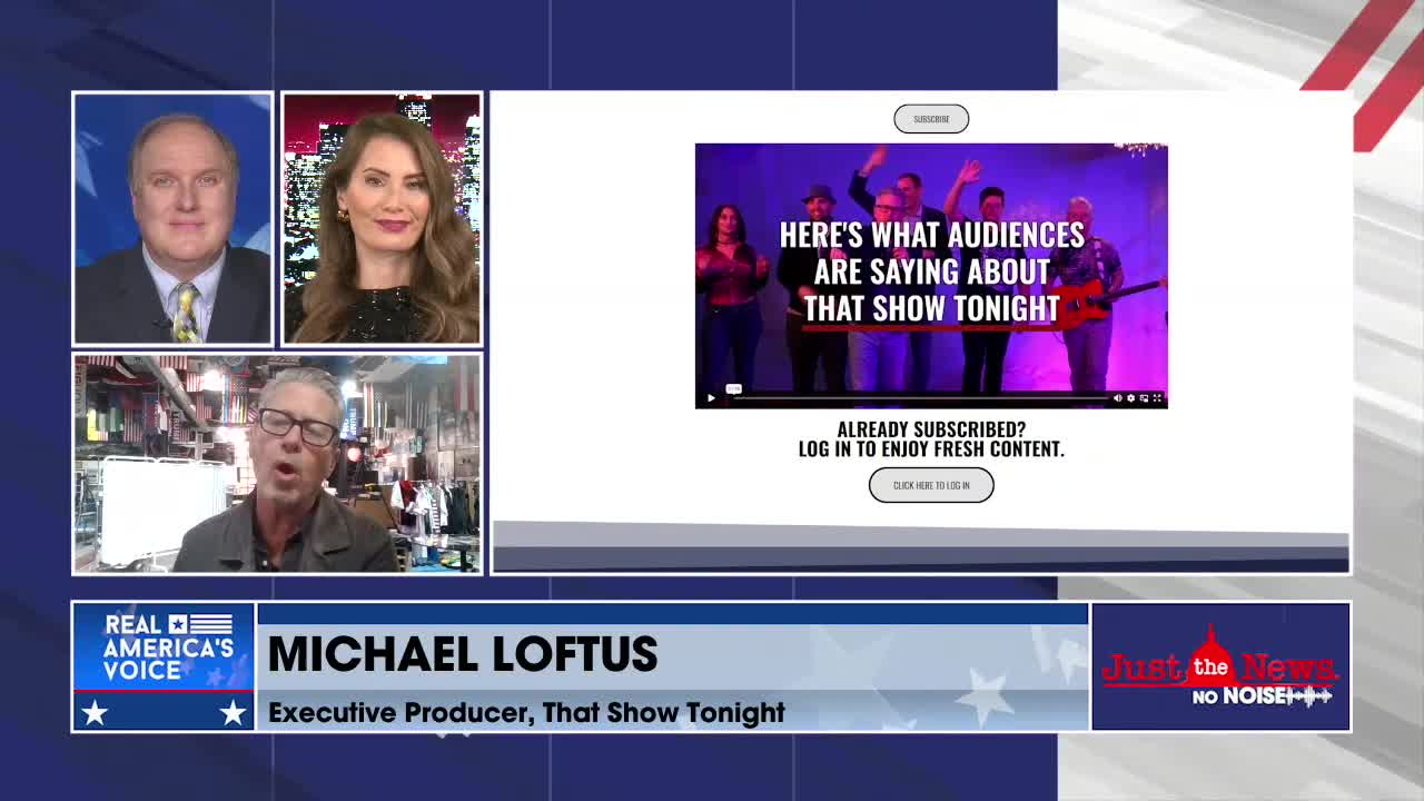 "They don't want this show to get out." - Michael Loftus on new political satire