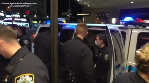 Natzi Police in NY ARRESTING the maskless!