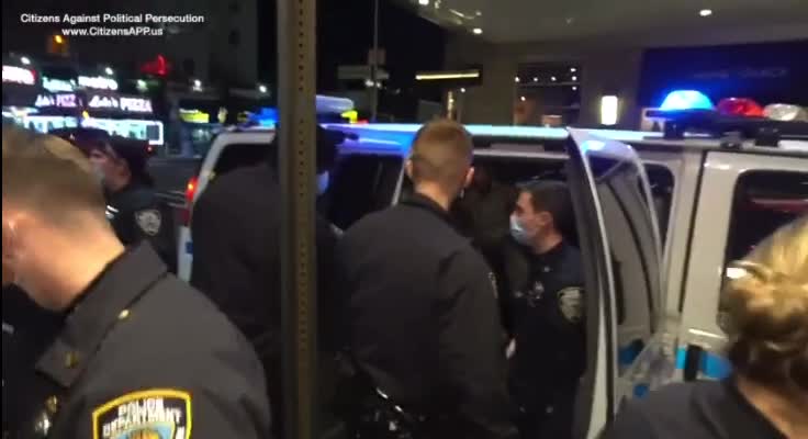 Natzi Police in NY ARRESTING the maskless!