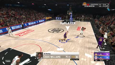 NBA 2K21 My Career Lakers vs Clippers