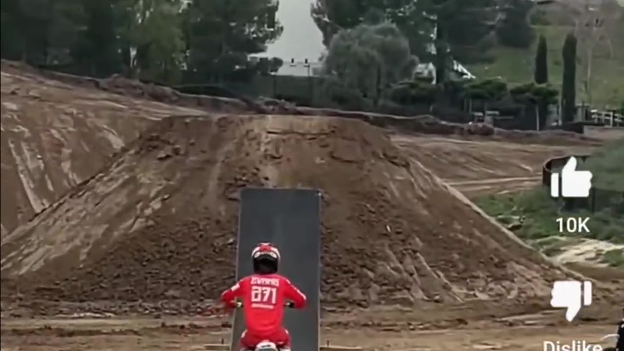 Tail Whip on Electric Dirtbike