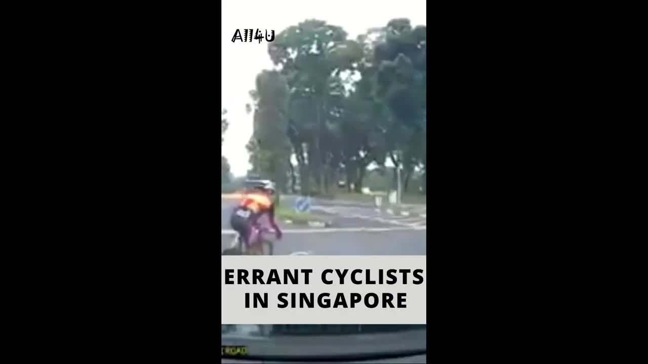 Errant Cyclists in Singapore