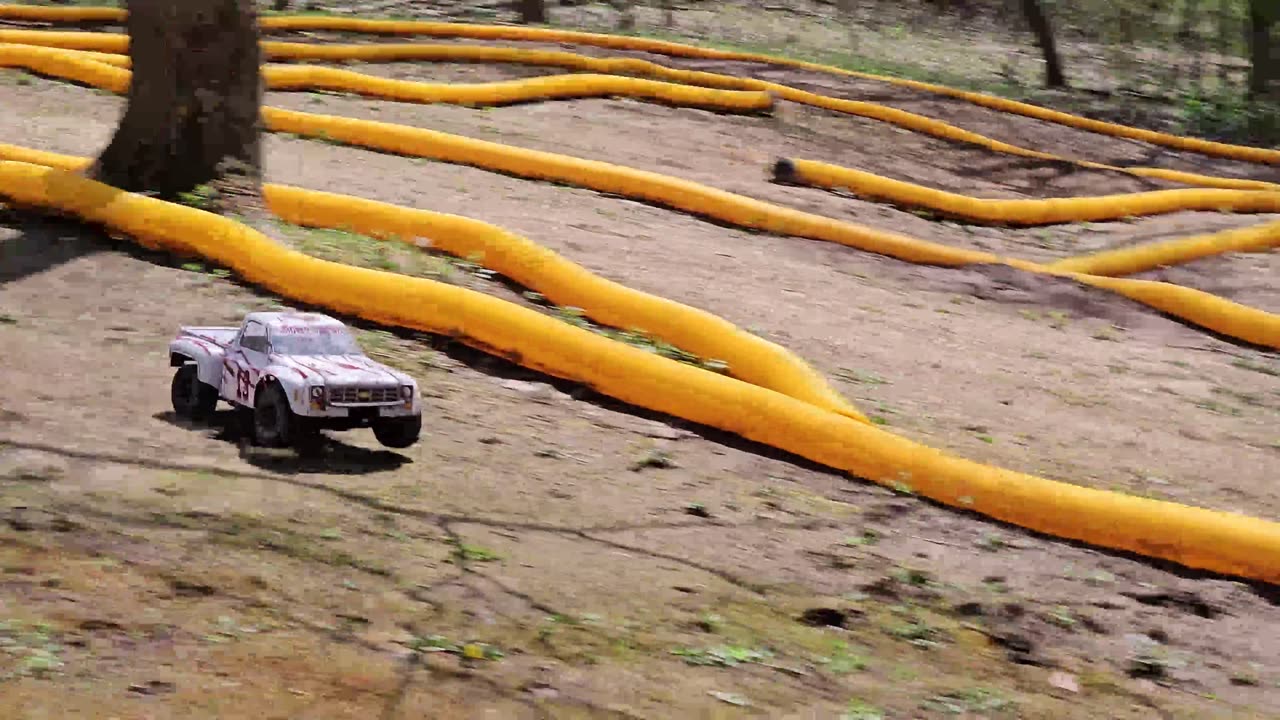 RC Short Course Trucks hit the Track During the Solar Eclipse