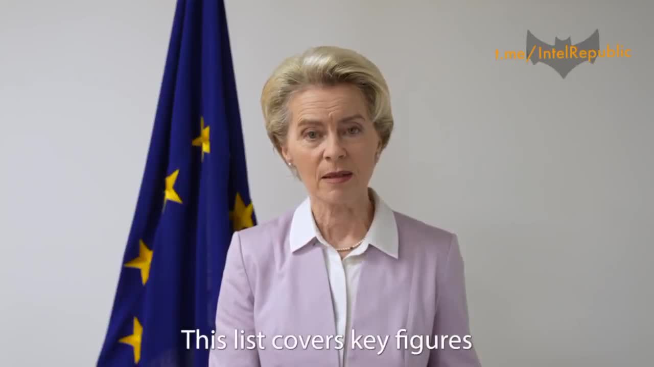 EU Commission President Ursula von der Leyen announces ninth package of sanctions against Russia