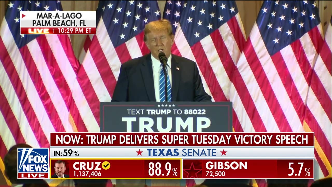 ‘AMAZING NIGHT’: Trump reacts to Super Tuesday wins