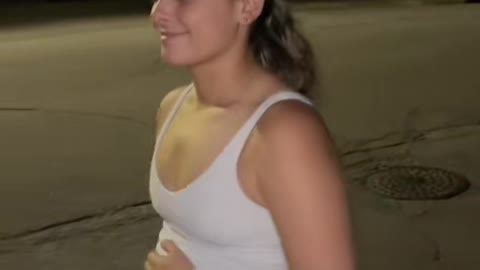She looked so content lol