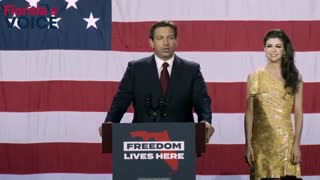 Crowds chant at Ron DeSantis after winning re-election