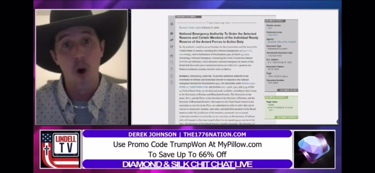 Derek Johnson explains what’s going on for real - Biden is not president