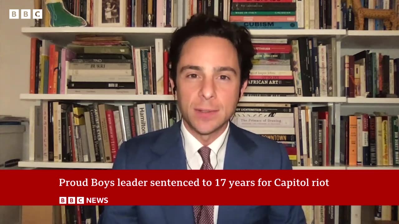 Proud Boys leader Joe Biggs sentenced to 17 years for Capitol riot - BBC News