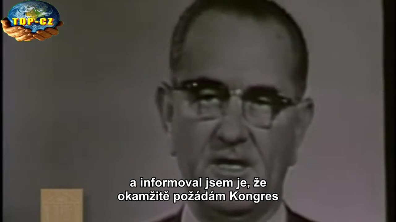 Lyndon Johnson - Zpráva o incidentu v Tonkinském zálivu