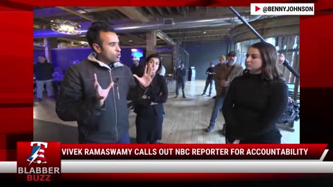 Vivek Ramaswamy Calls Out NBC Reporter For Accountability