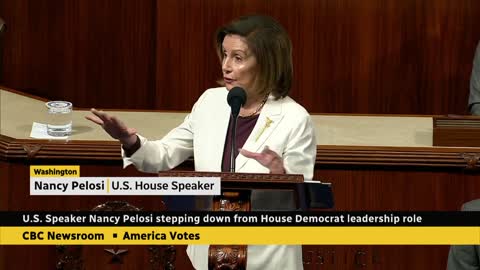 Nancy Pelosi stepping down from U.S. House Democrat leadership role