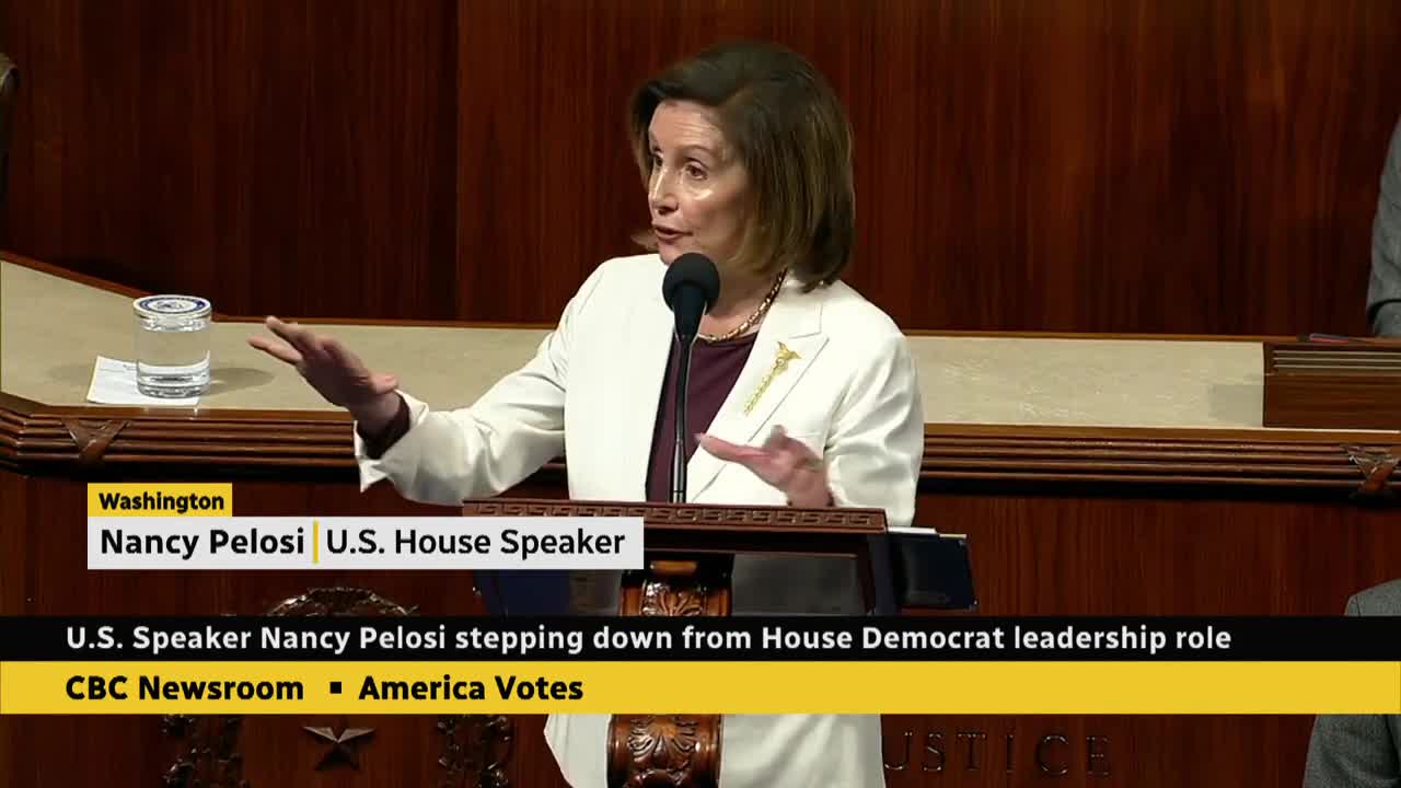 Nancy Pelosi stepping down from U.S. House Democrat leadership role