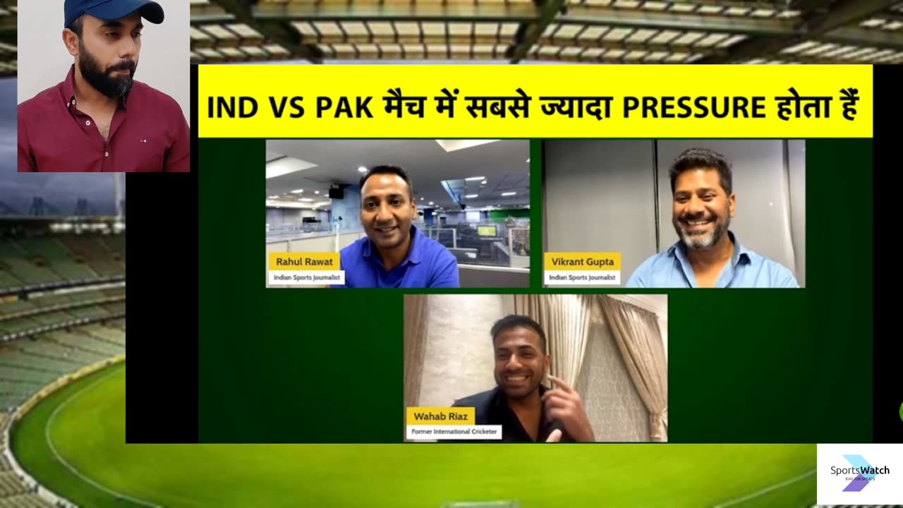 Vikrant Gupta talk with Wahab Riaz before Pak vs Ind Asia cup 2023 Match