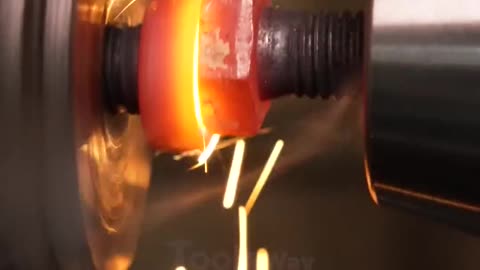 Friction Welding Steel Bolts! Strenght Test! #shorts