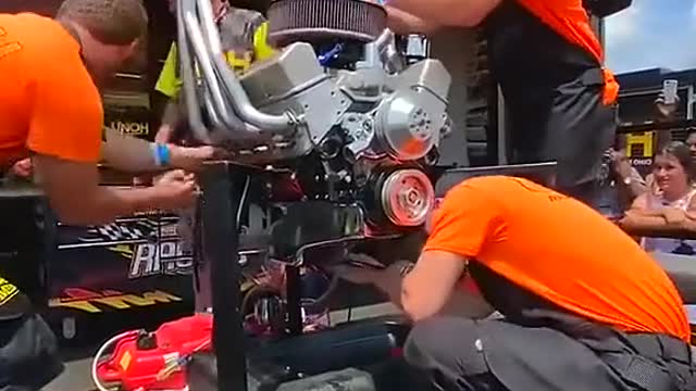 Time-keeping contest of engine maintenance