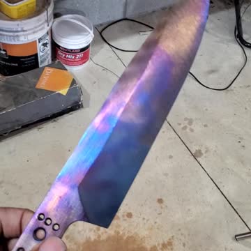 Post ttemper kitchen knife