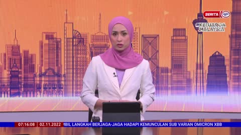 1 NOVEMBER 2022 – BERITA PAGI – VARIAN XBB COVID-19 ; EMPAT KES JANGKITAN TEMPATAN KATEGORI 2