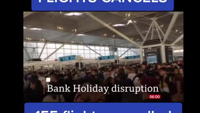 AIRPORT CHAOS TO CONTINUE AS MORE FLIGHTS CANCELS