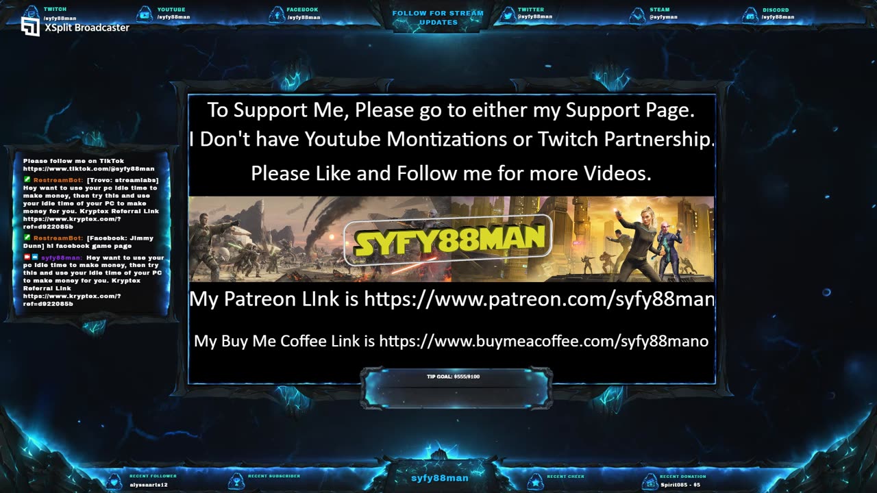 syfy88man Game Channel - STO -I got me a Buy Me Coffee Account Now