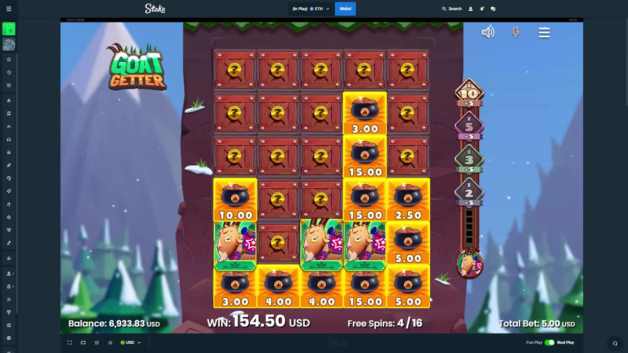 MAXIMUM SPINS on the NEW GOAT GETTER!