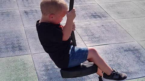 Thor balancing swing.