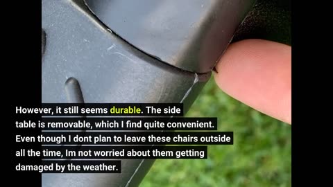 Customer Feedback: Zero Gravity Chairs Patio Chairs Lawn Lounge Chair Patio Set of 2 with Pillo...