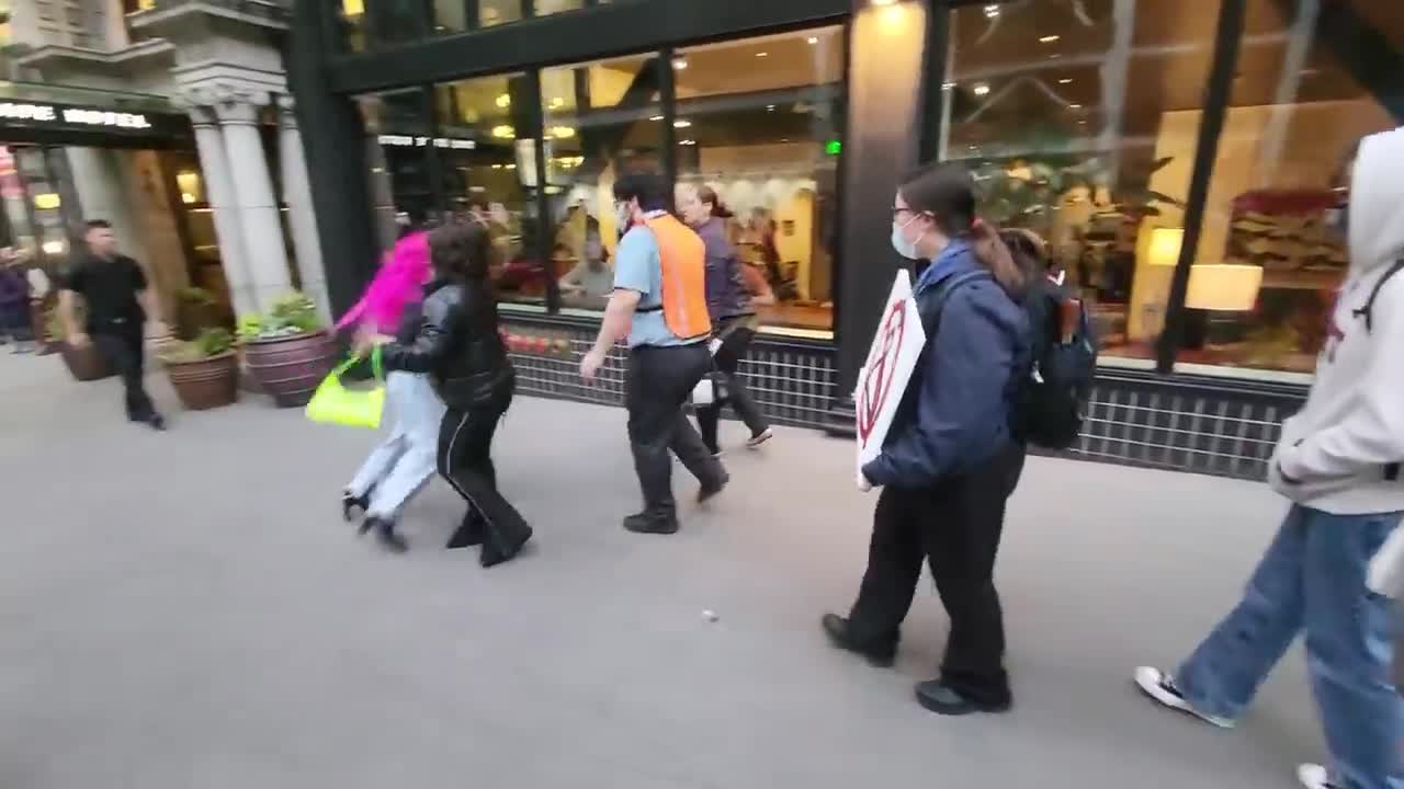 Violent Seattle pro-abortion activists assault their own side at protest