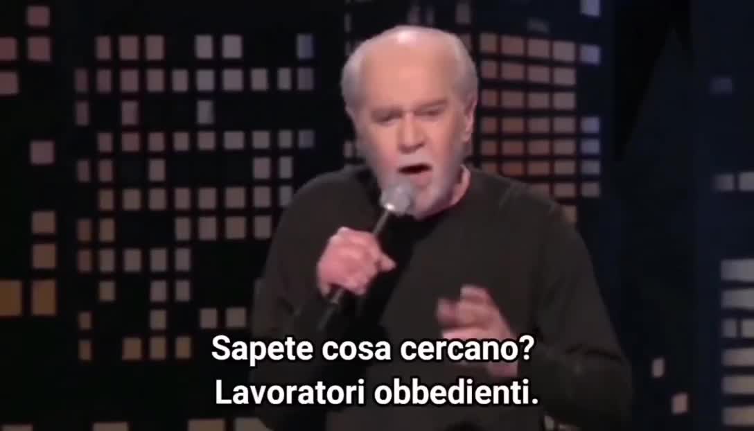 George Carlin _ perché l'istruzione fa schifo