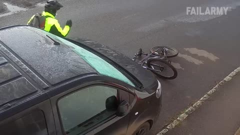 idiots on bike accident