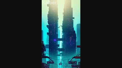 futuristic city