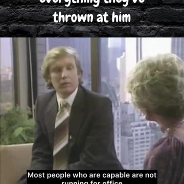 Its a Mean Life.... Donald Trump on Politics