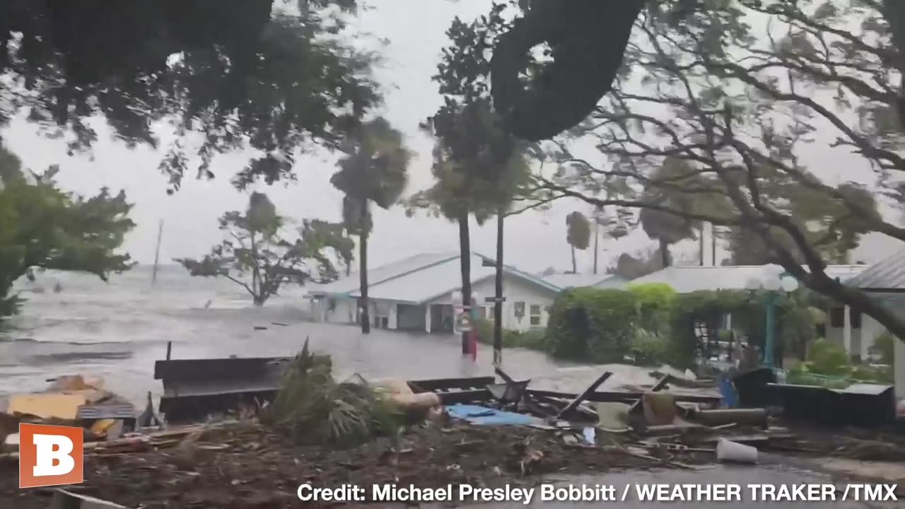 'HOLY COW!... Water Just Keeps Coming': First-Person View of Hurricane Idalia's Destruction