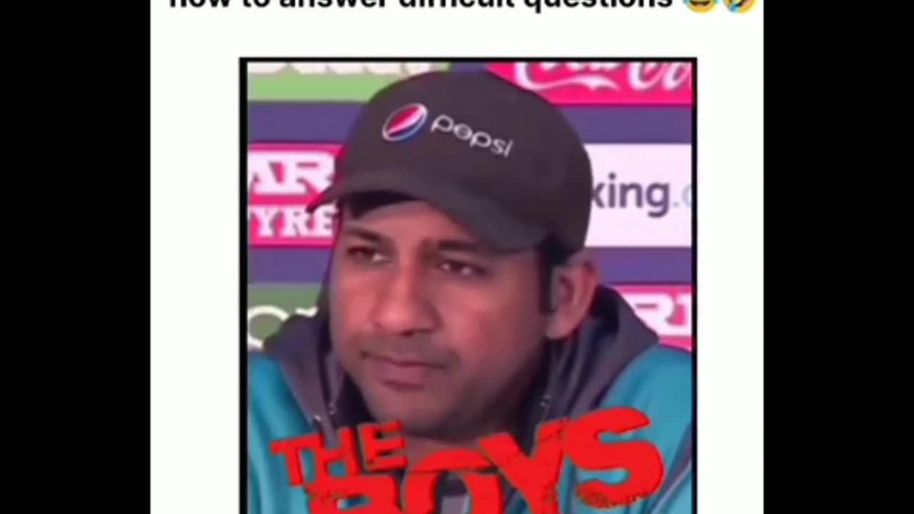 Sarfaraz Ahmed funny Answer🤣🤣