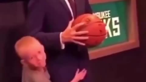 Funny touch the 🏀ball