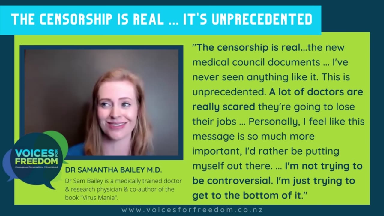 NZ Doctor: The Censorship Is Real