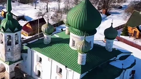 The St. John the Baptist Church in Staraya Ladoga