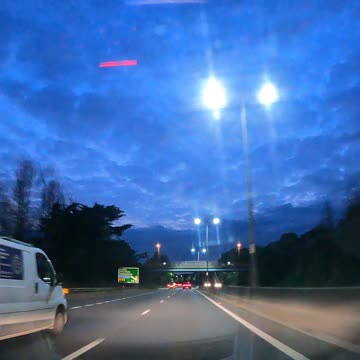 Evening driving. Speedlapse GoPro 4th Oct 2022