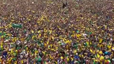 Brazil 09/07/2022 - Hundreds of thousands of people are on the streets